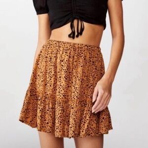 Leopard Print Skirt